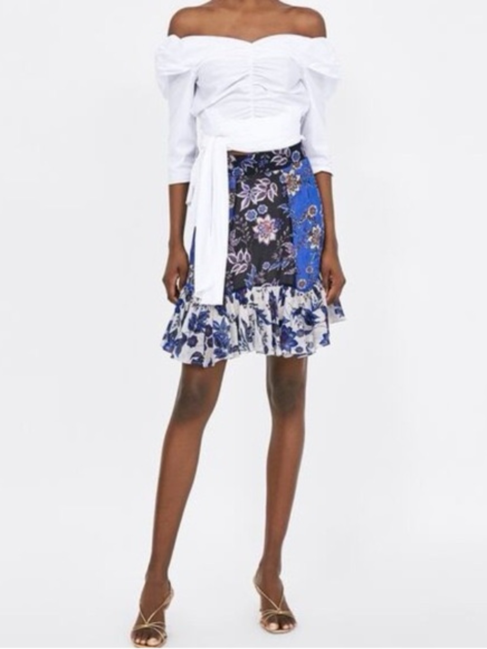 NWT Zara chiffon skirt small